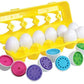 Matching Eggs 12 pcs Set Color & Shape Recoginition Sorter Puzzle for Toddlers