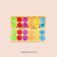 Matching Eggs 12 pcs Set Color & Shape Recoginition Sorter Puzzle for Toddlers